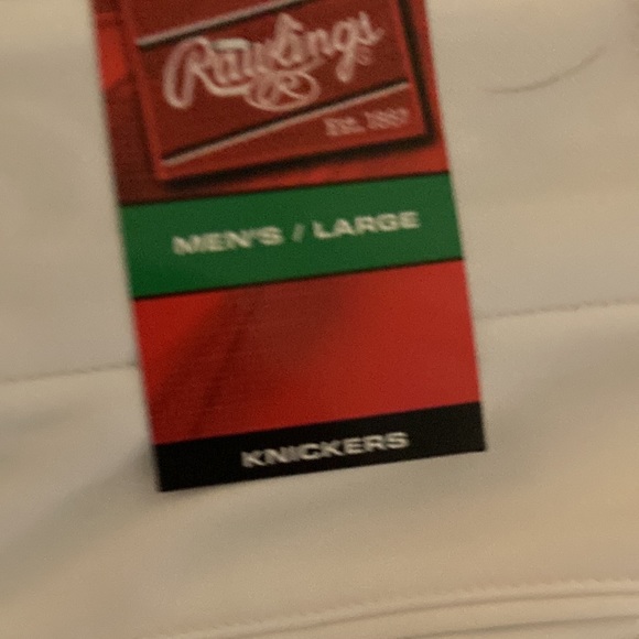 Rawlings Game/Practice Baseball Pant, Adult, Knicker Size Mens Large - Picture 7 of 10